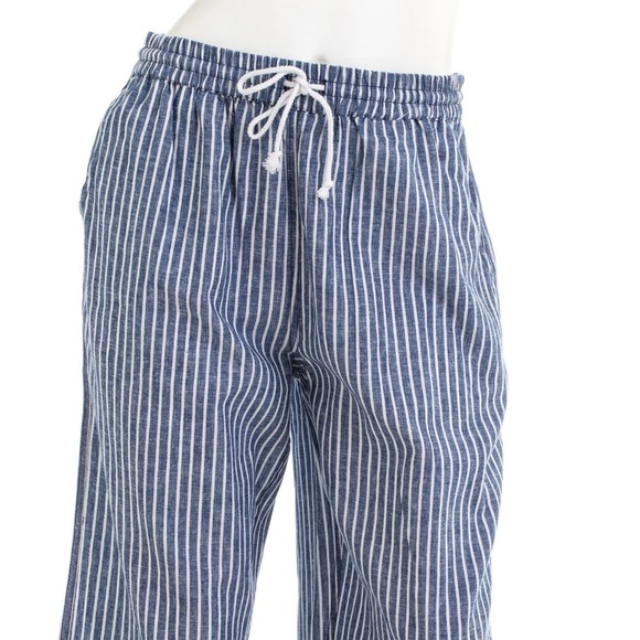 BeachLunchLoungeWomen'sLightweightCottonLinenMargotCroppedPants size Small (NWT) - Picture 3 of 3